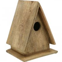 položky Dekoratívna búdka pre vtáčiky, búdka na postavenie prírodné drevo V21cm