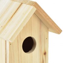 položky Domček pre vtáky drevená búdka sýkorka modrá drevo 11,5×11,5×18cm