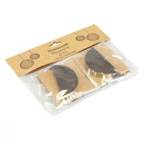 položky Medovníkové gule Vianočné medovníkové gule čierne zlato Ø8cm 4ks