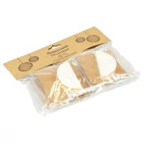 položky Medovníkové gule medovníkové gule vianočné biele trblietky Ø7cm 4ks