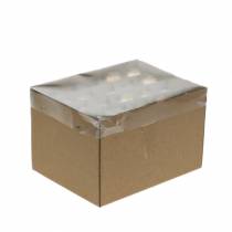 položky Prepeličie vajíčko ako dekorácia prázdne zlaté 3cm 50 ks