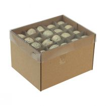 položky Dekorácia z prepeličích vajíčok Veľkonočné vyfúknuté vajíčka krém 3cm 50 ks