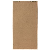 položky Drevená nástenná dekorácia s keramickými vázami V35 cm vo vidieckom štýle