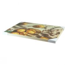 položky Citrónový nástenný obraz, letná dekorácia, stredomorský nádych, drevený rám, 40x60cm, nástenná dekorácia do obývačky