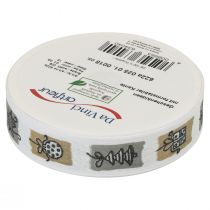 položky Vianočná stuha Sivá Stuha vianočná 25mm 18m