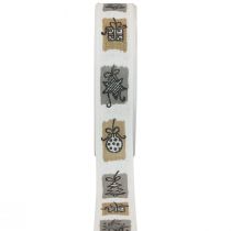 položky Vianočná stuha Sivá Stuha vianočná 25mm 18m