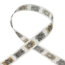 položky Vianočná stuha Sivá Stuha vianočná 25mm 18m