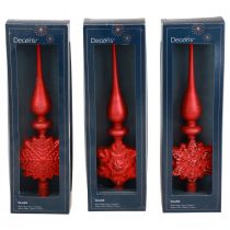 položky Korenie na vianočný stromček červený Korenie na vianočný stromček sklenené V34cm 1 ks