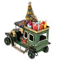 položky Vianočná dekorácia auto Vianočné auto vintage zelené 15×7×16cm