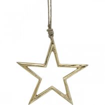 položky Vianočná dekorácia hviezda, adventná dekorácia, prívesok hviezda Golden B15,5cm