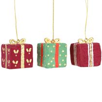 položky Vianočné ozdoby papier-mâché darčekové visačky 6cm 3ks