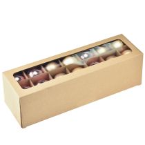 položky Vianočné gule trio zlaté a ružové – elegantná sada 3 kusov s leskom a štýlom 5 cm 24 ks