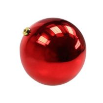 položky Vianočná guľa plastová malá Ø14cm červená 1ks