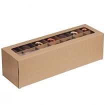 položky Vianočné gule zlatohnedé stromčekové gule sklenené Ø6cm 24 ks