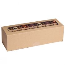 položky Vianočné gule zlatohnedé mix sklenené gule Ø4cm 24 ks