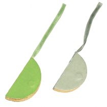položky Vianočné ozdoby, papierové guľôčky v tvare plástu, zeleno-zlaté, 7 cm, 4 kusy, dekorácia