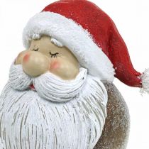 položky Figúrka Mikuláša Santa Claus Červená, Biela Polyresin 15cm
