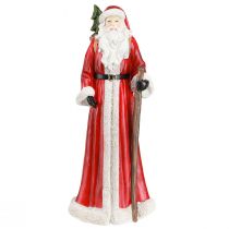 položky Figúrka Mikuláša s košíkom červené biele zelené zlato V36cm