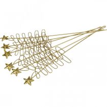 položky Vianočná zástrčka jedľová kvetinová zástrčka kovová 30cm 6 ks