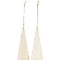 položky Drevené prívesky s gnómom na slávnostné vianočné dekorácie