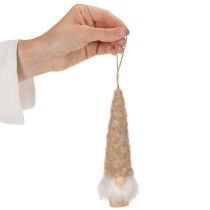 Článok Dekoratívna figúrka trpaslíka s bradou na zavesenie, 17 cm, 6 dielov