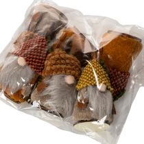 Článok Sada figúrok škriatka s pletenou čiapkou a žaluďom, 10 cm, 6 dielov