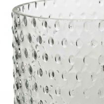 položky Váza na kvety, sklenená váza, sklo na sviečku, sklenený lampáš Ø11,5 cm V23,5 cm