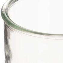 položky Sklenený držiak na čajové sviečky, okrúhly, číre sklo, univerzálny, 12 cm, 2 kusy