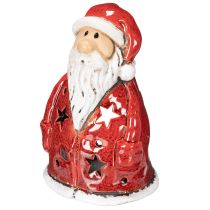 položky Dekoratívna figúrka Santa Clausa ako držiak na čajové sviečky s hviezdičkami, dekorácia na stôl, 15 cm