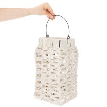 položky Závesný lampión, letná dekorácia, makramé V35,5 cm Š19 cm