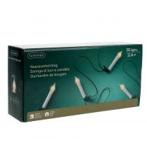 položky Svetelná reťaz pre nárazy vetra matná pre vnútorné 30s 11,6m