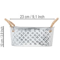 položky Zinková miska oválna 23 cm x 12 cm V10,5 cm