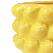 položky Kvetináč citrón keramická miska kvetináč žltý Ø26cm V12cm