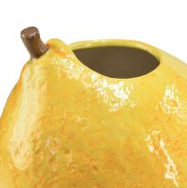 položky Citrónová váza keramická váza citrónovo žltá stredomorská V19cm