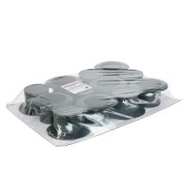 položky Ozdobný valec čierny, Silvester, klobúk ako kvetináč V5,5cm 12 kusov