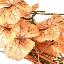 položky Ozdobný vešiak jesenná listová girlanda Heuchera 150cmx15cm
