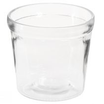 položky Kvetináč sklenený kvetináč transparentný Ø11cm V10,5cm 2ks