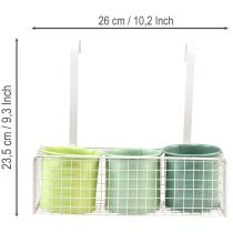 položky Závesný kvetináč, dekorácia na balkón, dekorácia do kuchyne, D26 cm