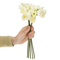položky Kytica umelých iskerníkov, dlhotrvajúca kvetinová dekorácia na jar, 32 cm, 5 kusov