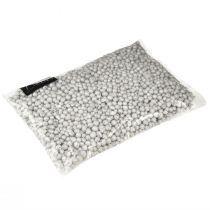 položky Brilantné dekoračné korálky 4mm - 8mm biele 1l