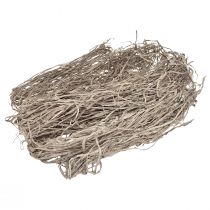 položky Dekoračné vlákna pre remeslá prírodné hnedo biele prírodné materiály 500g