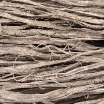 položky Dekoračné vlákna pre remeslá prírodné hnedo biele prírodné materiály 500g