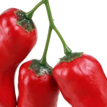položky Figurína z červených chilli papričiek 9 cm na konári