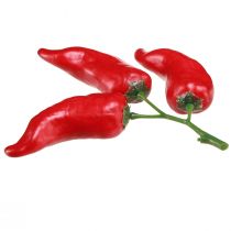 položky Figurína z červených chilli papričiek 9 cm na konári