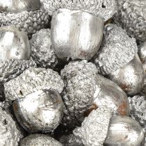 položky Dekoratívne žalude strieborné, adventná dekorácia, prírodné jesenné plody, vidiecky domček Ø1,5 – 2,5 cm D1,5 – 3 cm 300 g