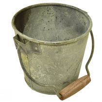 položky Dekoratívne vedro kovové hrdzavé vintage Ø15/17,5/22cm sada 3 kusov