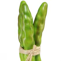 položky Dekoratívna špargľa zelená umelá zelenina L22cm Ø1,5cm 3ks