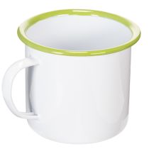 položky Dekoratívny hrnček/kvetináč, smaltovaný, Ø11,5 cm V10 cm