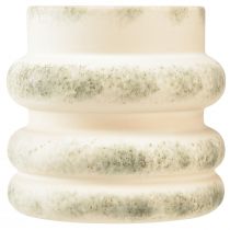 položky Dekoračný kvetináč na suché aranžmány krémovo sivozelený 16×16cm