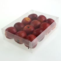 položky Sada 12 umeleckých dekorácií Gala Apple Red Art, 5 cm - realistická, vysoko kvalitná, klamlivo skutočná